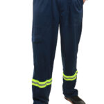 CALÇA DE HELANCA COM ELÁSTICO E FAIXA